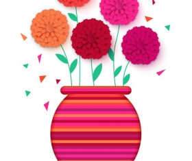Flower with mother day background vectors 02