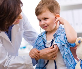For children medical pediatrician Stock Photo 04