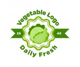 Fresh vegetables logo design vector 01