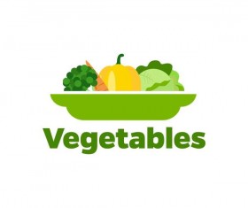 Fresh vegetables logo design vector 10