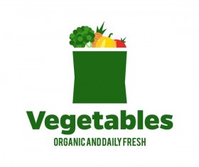Fresh vegetables logo design vector 12