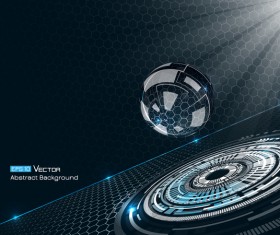 Future technology background creative design 05