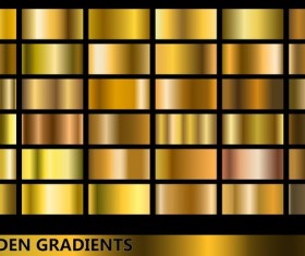 Gold gradient material vector 02
