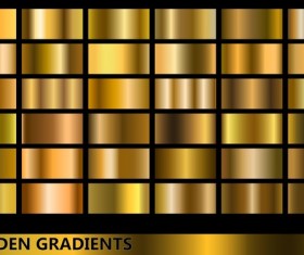 Gold gradient material vector 03