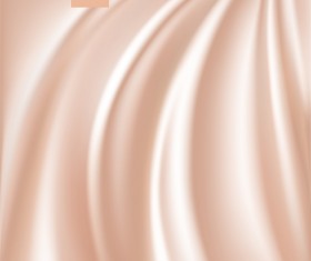 Golden smooth silk background vector
