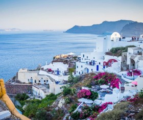 Greece Santorini Island Stock Photo
