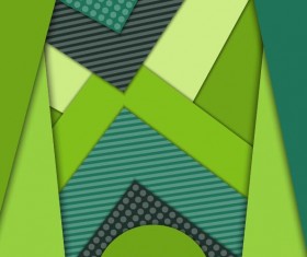 Green Layered modern background vector