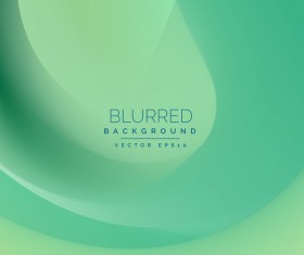 Green blurred effect background vector 01