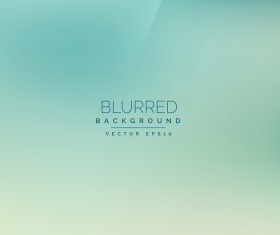 Green blurred effect background vector 03