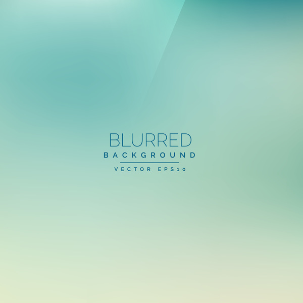 Green blurred effect background vector 03