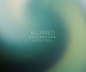 Green blurred effect background vector 04