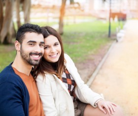 Happy young people outdoors HD picture 03