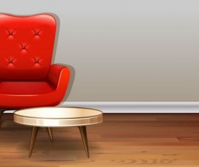 Indoor decorations design vectors set 03