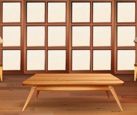 Indoor decorations design vectors set 15