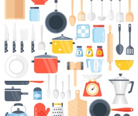 Kitchenware vector set