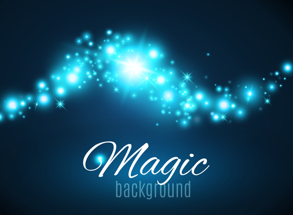 Magic light shine background vector 01