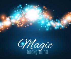 Magic light shine background vector 02