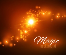 Magic light shine background vector 03