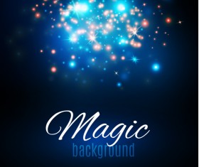 Magic light shine background vector 05