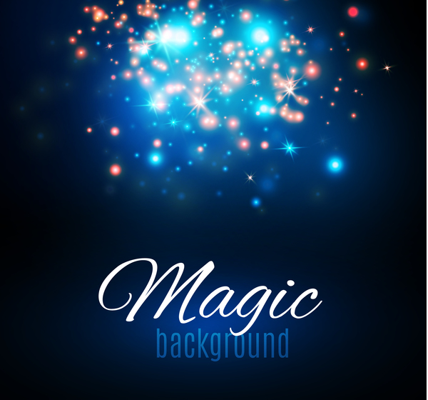 Magic light shine background vector 05