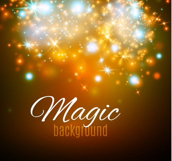 Magic light shine background vector 06
