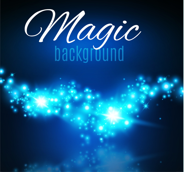 Magic light shine background vector 08
