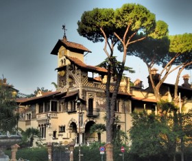 Mediterranean architectural style Stock Photo