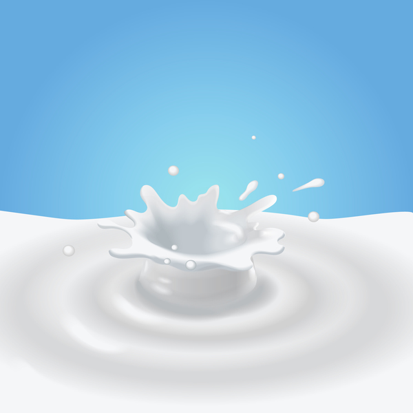 Milk splash background vector material 01