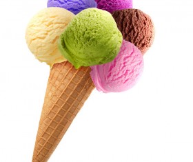 Mixed ice cream Stock Photo 03