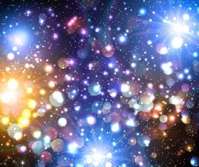 Night sky colorful background vector