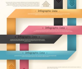 Origami options infographic template vector 12