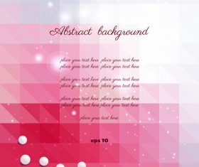 Pink elegant abstract background vector 01