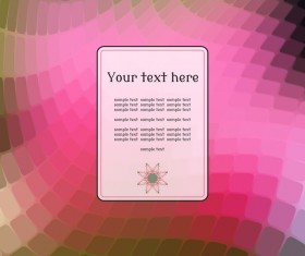 Pink elegant abstract background vector 02