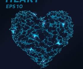 Points lines and 3D heart vector