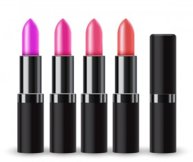 Realistic lipstick illustration vector 01
