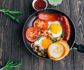 Rich and nutritious breakfast with HD picture 01