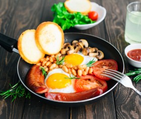 Rich and nutritious breakfast with HD picture 02