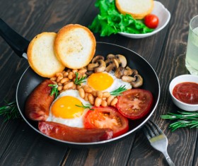 Rich and nutritious breakfast with HD picture 03