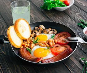 Rich and nutritious breakfast with HD picture 04