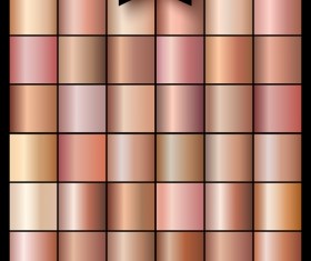 Rose golden gradient material vector 01