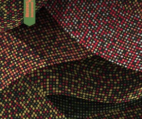 Round dots pattern with abstract background vector 01