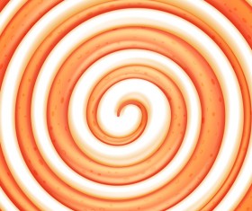 Round swirl candy cane vector material 01