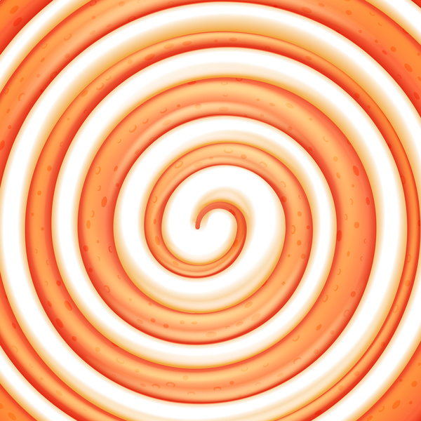Round swirl candy cane vector material 01