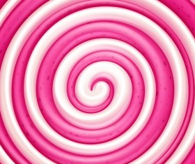 Round swirl candy cane vector material 02