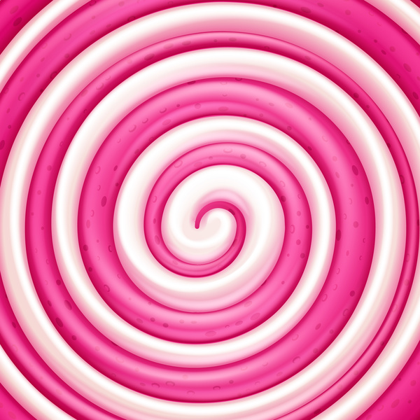 Round swirl candy cane vector material 02