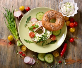 Rye whole grain fresh sandwich HD picture 01