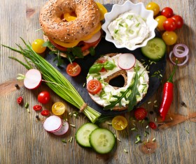 Rye whole grain fresh sandwich HD picture 02