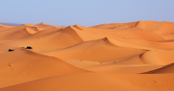 Sand dunes of Sahara desert Stock Photo 02