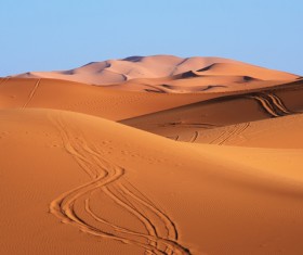 Sand dunes of Sahara desert Stock Photo 03