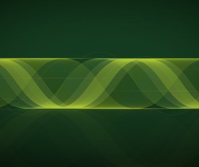 Scroll wavy abstract background vector 03